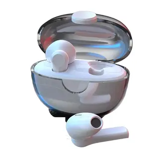 Transparent Design Wireless Earphone, TWS Bluetooth V5.3 Headset With Digital Display, Low Latency In Ear Desian Wireless Earphone. Electronic Audio Headphones Earbud