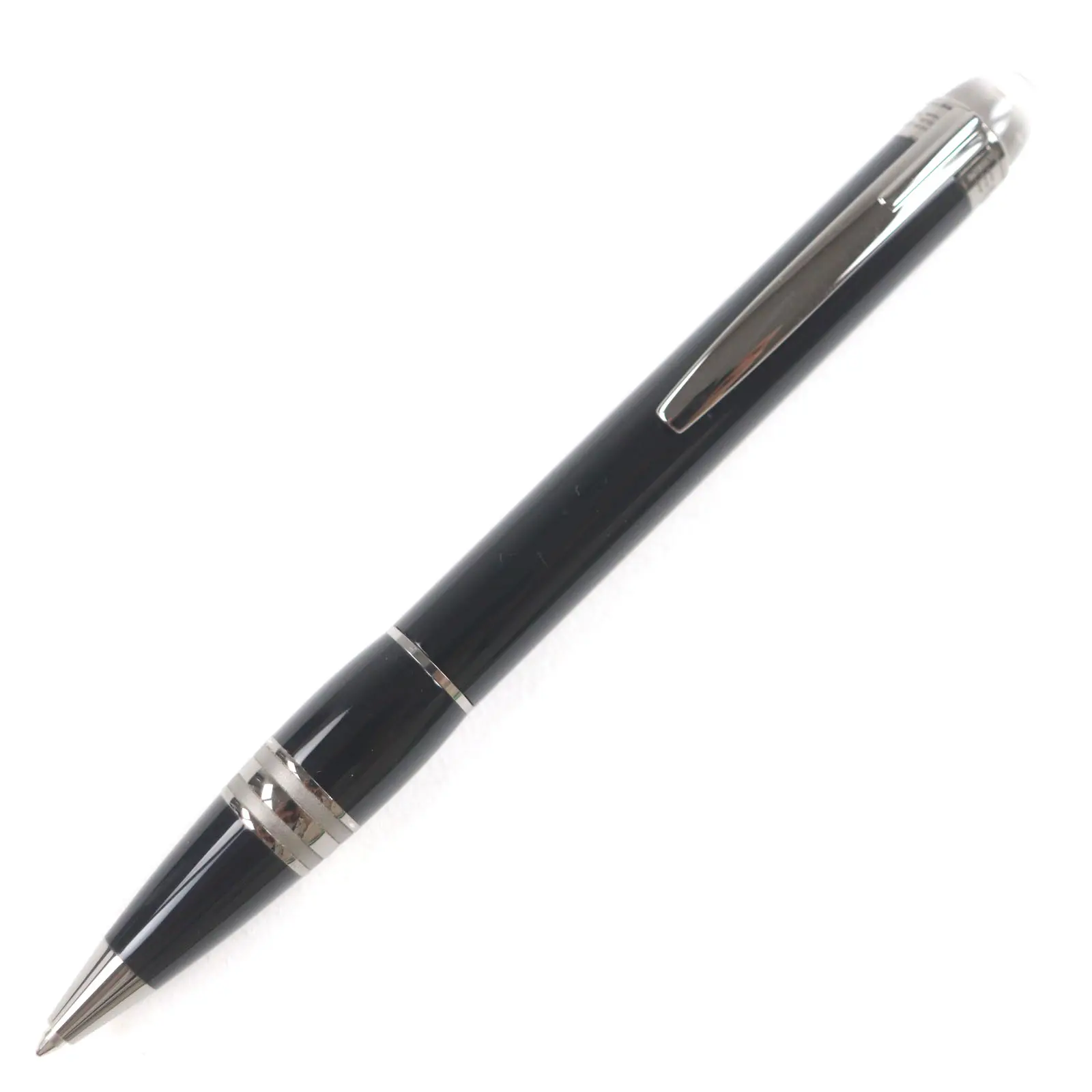 Pre-owned Montblanc Others Small Leather Goods Starwalker Ballpoint Pen