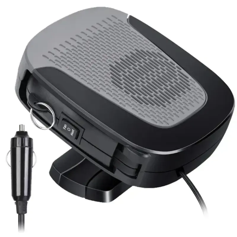 12V 150W Automotive Heater Fan | 2-in-1 Windshield Defroster & Demister | Portable Car Heating & Cooling Fan