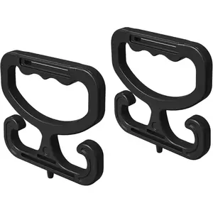 2-Pack Grocery Bag Carrier Handle Heavy Duty Shopping Bag Holder Super Strong Each Holds Up to 80lbs Easy to Carry Multiple Bags for Home Warehouse Office Outdoor Construction Sites