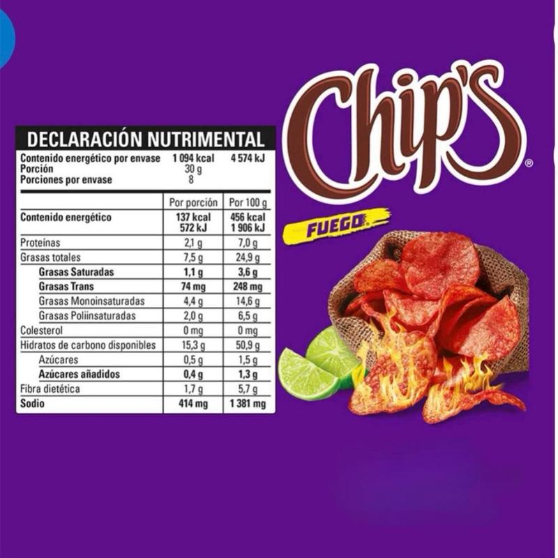 Barcel Chips Fuego Papas Snack Botanas Frituras Mexican Chips BIG 170g Pack of 3
