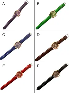 Women's Watches Collection Polyurethane Band in Various Colors for Stylish Fashion No Warranty Available in Bright Vibrant Dark Options