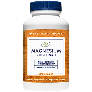 The Vitamin Shoppe Magnesium Threonate - Supports Brain Health (90 Vegetable Capsules)
