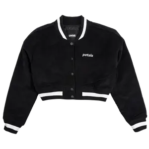 Billie Crop Varsity Jacket