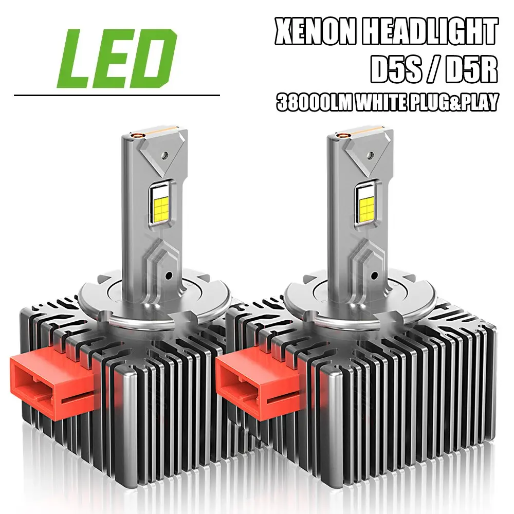 D5S D5R LED Headlight Bulb 38000lm White For GMC TERRAIN 2018-2021 High Low Beam Led Headlamps Bulbs