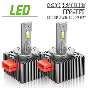 D5S D5R LED Headlight Bulb 38000lm White For GMC TERRAIN 2018-2021 High Low Beam Led Headlamps Bulbs