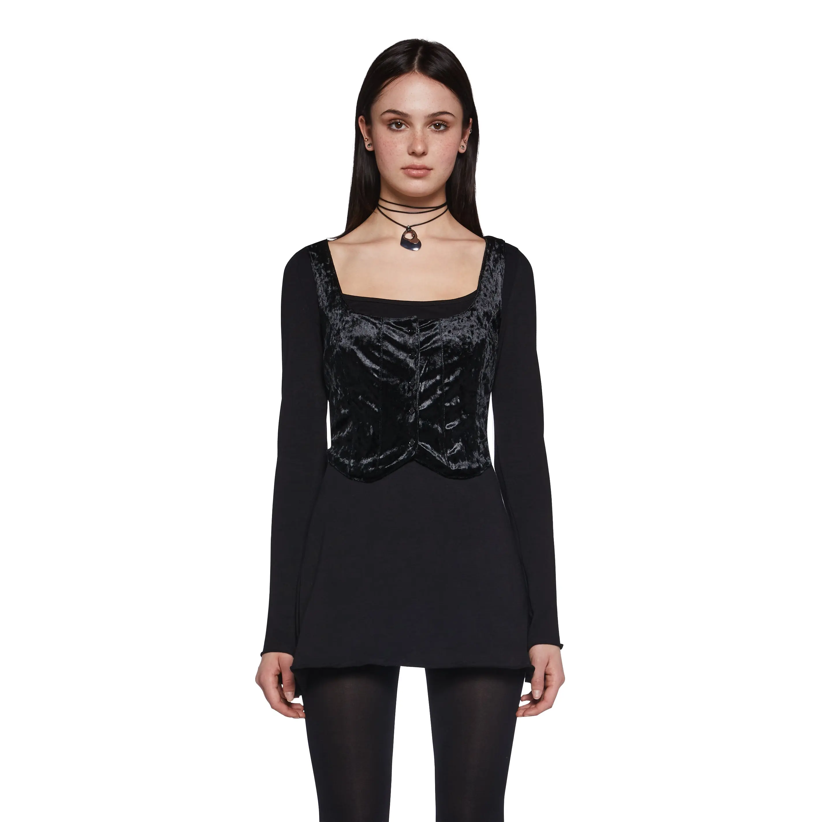 Decoded Messages Dress And Vest Set Decoded Messages Dress And Vest Set