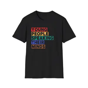 Youth Empowerment T-Shirt, Unisex Softstyle Tee, Social Justice Apparel, Fashion Statement, Womenswear, Menswear, Cotton