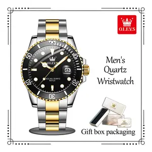 OLEVS 5885 Luminous Waterproof Men's Classic Quartz Watch Date Sport Wristwatch