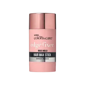 Kiss Colors & Care Edge Fixer Wax Stick  - Sweet Peach | Edge Control, Baby Hair Gel, Max Hold, Twist-Up Application, Hair Care