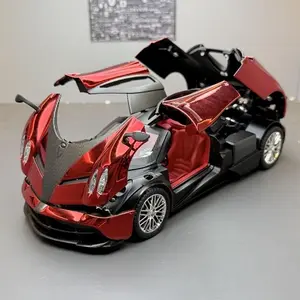1:24 Scale Alloy Diecast Metal Car Supercar Model (/), Retractable Wings, Multi-Function Opening, Adult Collectible, Perfect Gift for Birthdays & Christmas