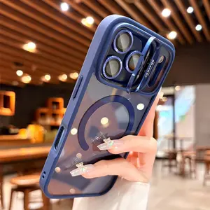 Lanyard Camera Bracket Holder Magnetic Case for iPhone 17 Pro Max 17 Pro 17 Air 17 16 16 Pro Max  Lens Film Wrist Strap Cover