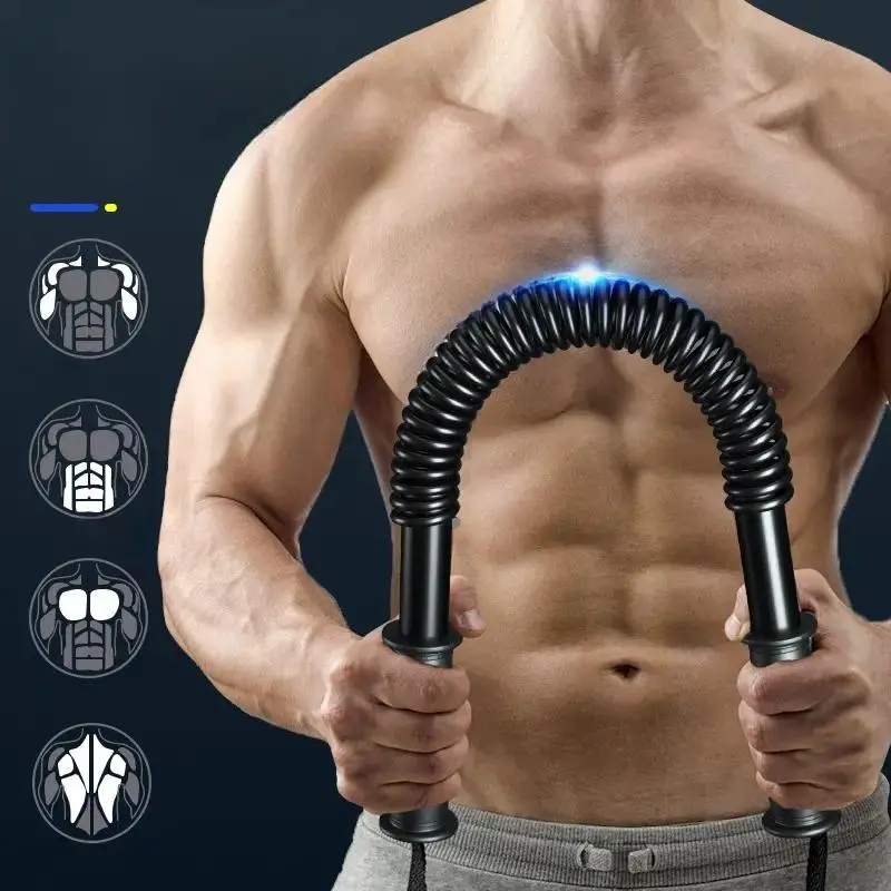 20kg Home Fitness Arm Strength Device for Stronger Arms & Chest, Spring Arm Strength Stick Trainer, Perfect for Home Workouts