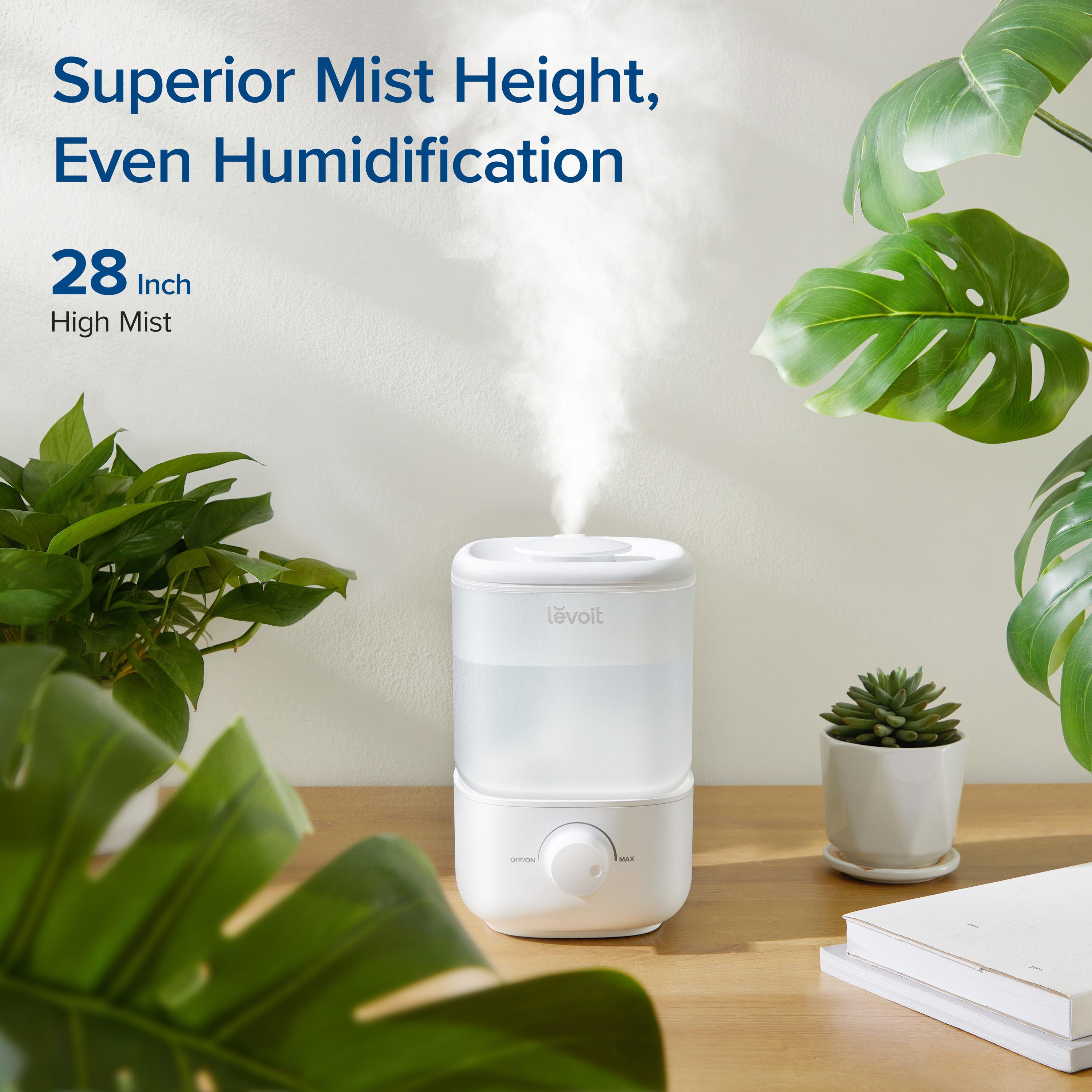 LEVOIT Classic 160 2-pack Bundle Top Fill Humidifiers for Bedroom, 2.5L 26db Quiet Cool Mist Air Humidifier for Home Baby Nursery & Plants, Auto Shut-off