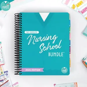 The Complete Nursing School Bundle | 2026 Edition | Spiral Bound