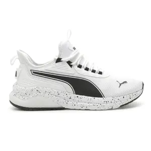 PUMA Mens Amplifier Speckle Lace Up Sneakers Shoes Casual - White