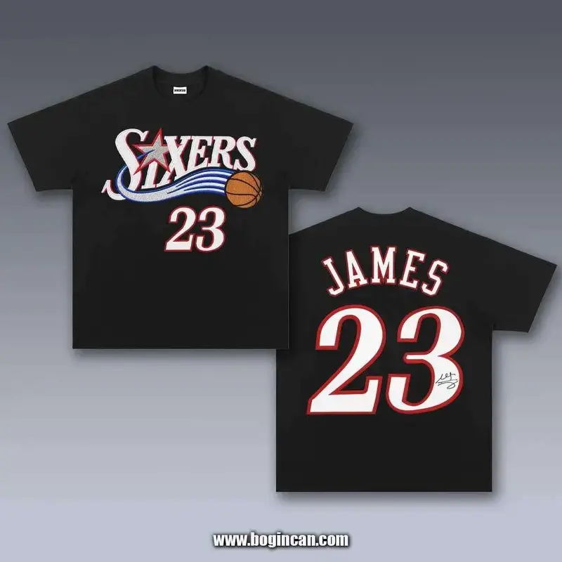 LeBron Sixers Shirt, 90s Basketball Graphic Shirt, Basketball Graphic T-Shirt, Game Day Shirt,  For Men and Women shirt