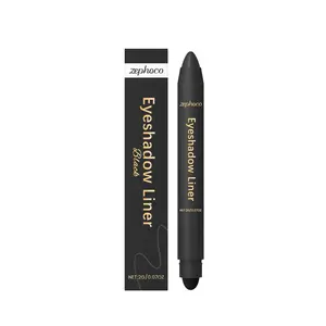 2-in-1 Dual Action Eyeliner Pencil (Black) - Waterproof Eyeliner, Long Lasting, Sweatproof, Smudge-Resistant, Smooth, Easy to Apply, Color-Prominent, Pen-Like, Precision Tip Eye Makeup