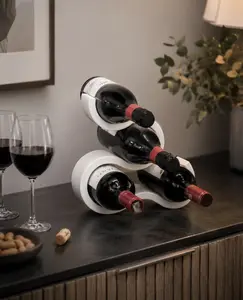 Modern Sculptural Wine Rack