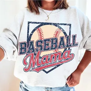 Baseball Mama Shirt, Retro Baseball Mom Sweatshirt, Vintage Baseball Season Tee, Game Day Sports Mama, Mother's Day Gift