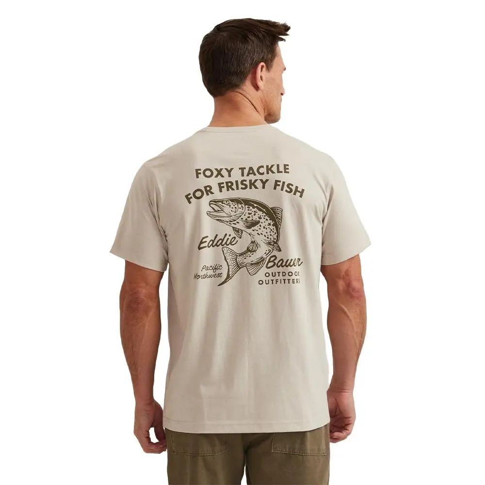 Eddie Bauer Men's Graphic T-Shirt Soft Lightweight Durable Ideal for Everyday Wear Menswear Print