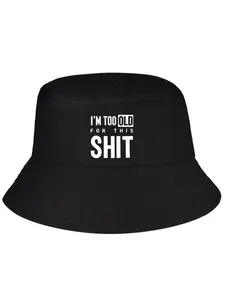Unisex Polyester Graphic Print Popular Culture Bucket Hat - Suitable for Fishing, Hiking