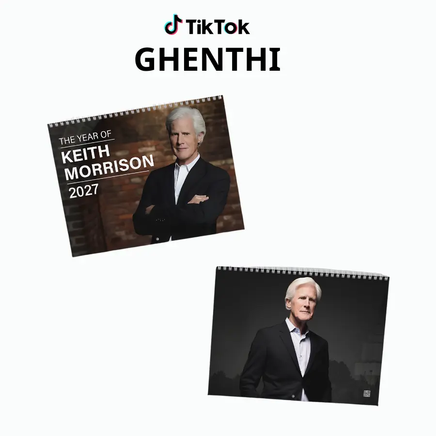 2026 Desk Calendar, Vintage TV Actor Style Photo Calendar, Monthly Table Planner Gift for Fans