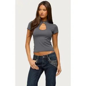 Edikted Women's Magnus Keyhole Top