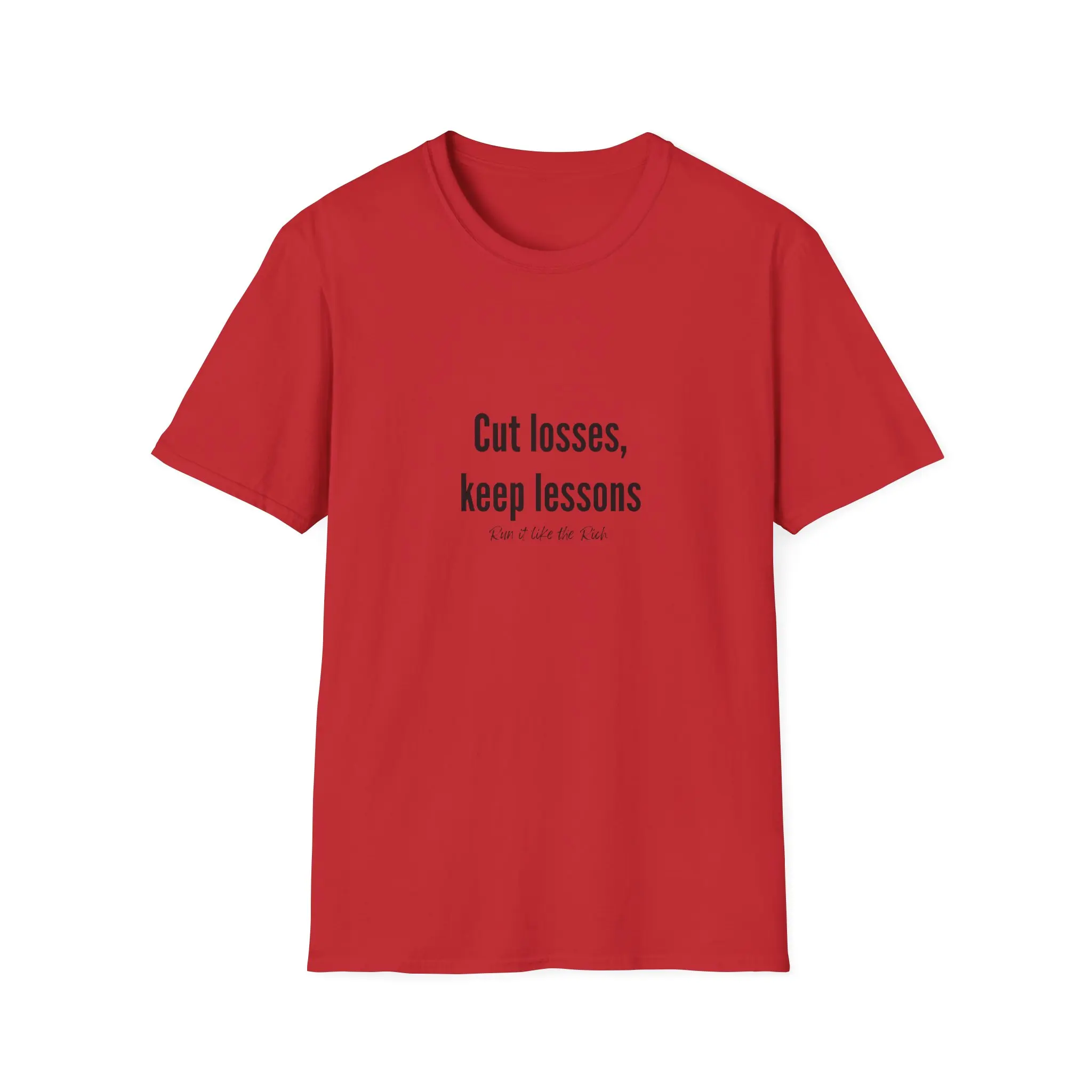 "Cut Losses Keep Lessons" — Mindset Leader T-Shirt
