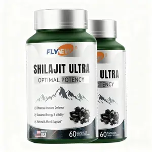 Shilajit Ultra High-Potency Capsules - 60 Count, Organic Resin Supplement for Enhanced Energy Stamina & Immune Support, Antioxidant-Rich, Made in USA Vitamin