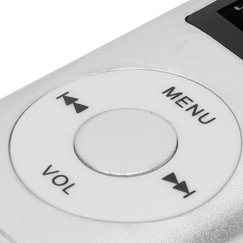 MP3 Player,MP3 Music Player Stylish Multifunctional Lossless Sound Slim 1.8 Inch LCD Screen Portable MP3 Music Player (Sliver or pink)