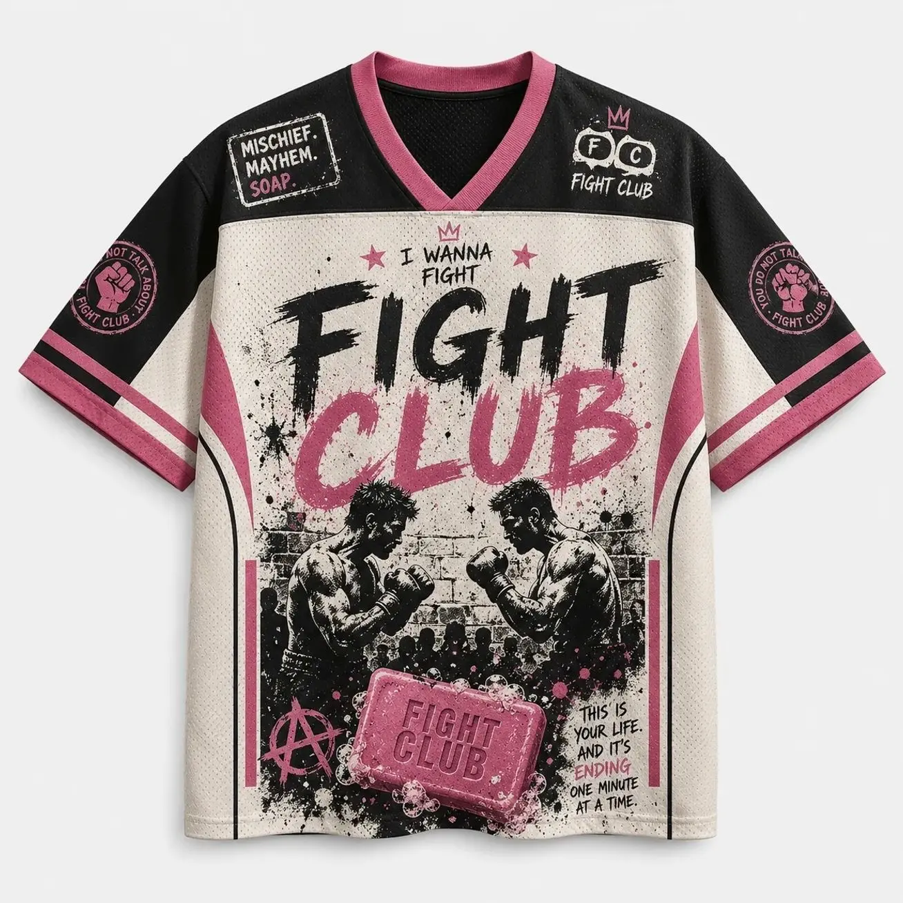 Fight Club Jersey Shirts 8KR