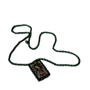 St Jude & our lady of Guadalupe rope scapular necklace