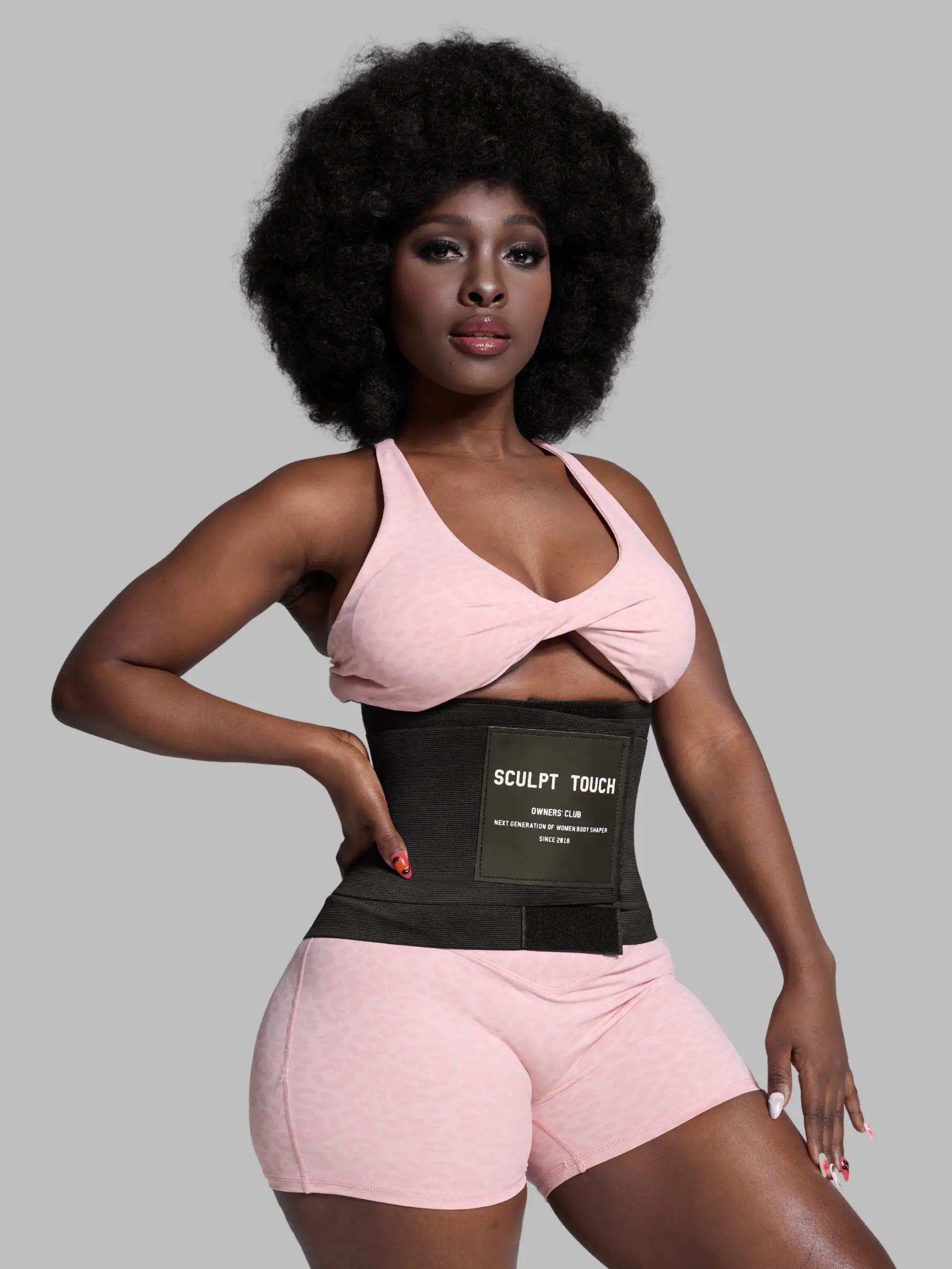 Sculpt Touch Hourglass Girdle - 3-Layer Adjustable Women's Waist Trainer Everyday Shapewear for Women Highwaist Compression Corset for Confidence & Cu