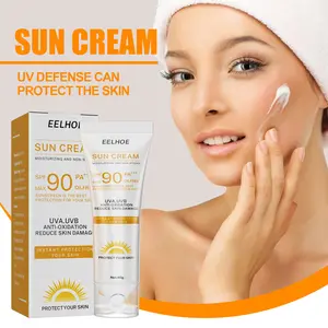 Sunscreen 90 PA+++, Isolation and Protection Cream, Nourishing Face and Body, Beach Specific, Non greasy for Summer Use Body Protection superfood skincare lamer skincare