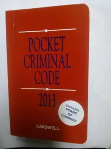 USED-Pocket Criminal Code: 2013 by Gary P. Rodrigues (Paperback)