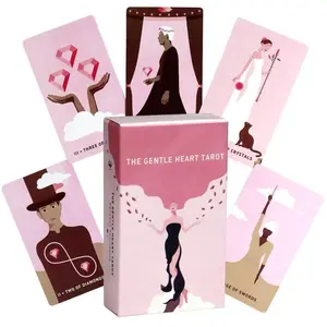 The Gentle Heart Tarot Card Game, Tarot Card Deck, 1 Box Tarot Card Game, Casual Party Game, Tarot Card Game for Teens and Adults