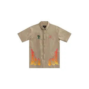 CACTUS JACK BUTTON DOWN SHIRT "Beige" CW3128 247