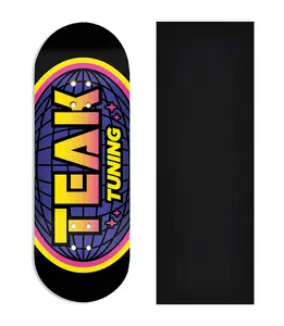 Heat Transfer Graphic Wooden Fingerboard Deck, @lukecline - Entry#69