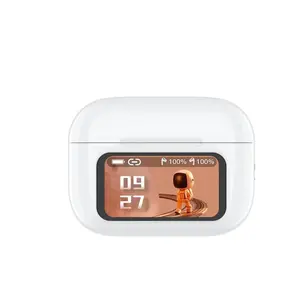 New A9pro Wireless Bluetooth-compatible Earphones, Smart Color Screen E11 Noise-Canceling, Gaming Call In-Ear Style, A9 Model
