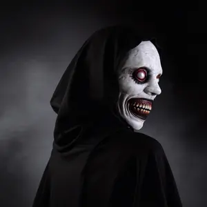 Halloween Mask, Scary Flexible Demon Mask with Eyes, Costume Accessory, Party Role Play, Clothing Party, Halloween Accessories