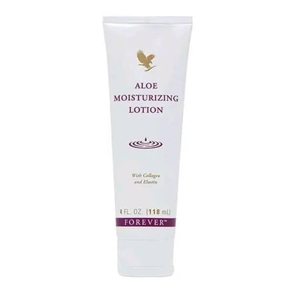 Forever Living Aloe Moisturizing Lotion 4 fl oz Deep Hydration with Aloe Vera Collagen & Elastin for Hands & Body Luxurious Texture