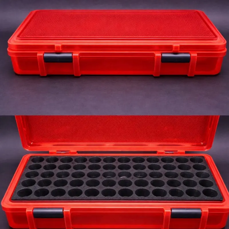 50 Vial Peptide Case for 3ml Vials - Storage Solution for Lab Supplies