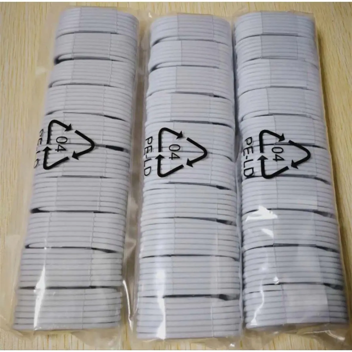 10 Pack Wholesale USB Cable Charger Cord for iPhone 6 7 8 X XR 11 12 13 14 Pro - Ideal for Multiple Devices
