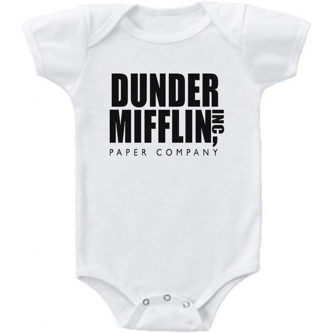 Dunder Mifflin Inc. Paper Company Funny The Office Merchandise Baby One-Piece Bodysuit