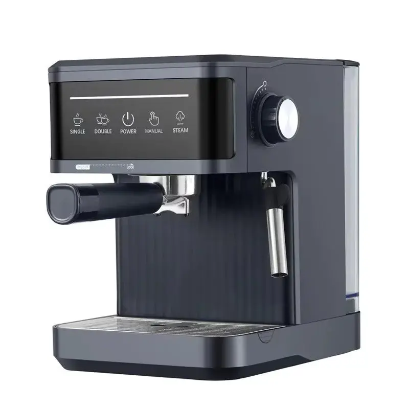 Pink Bunny 20-Bar Espresso Machine, 350W, 2-Cup, Black