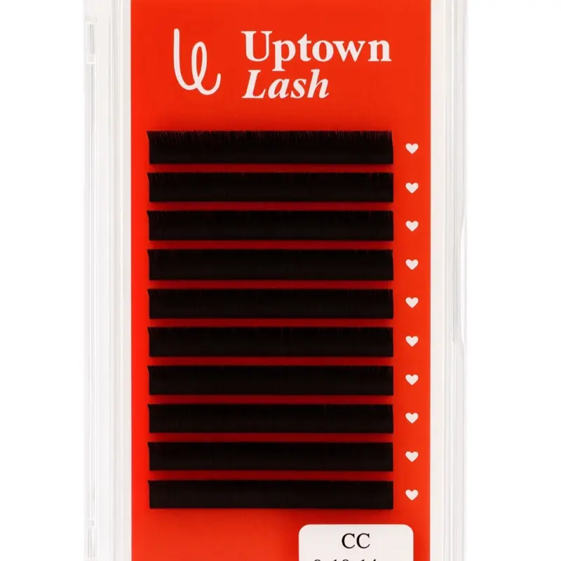 Uptown Lash 0.18 14mm Classic Lash Tray for Eyelash Extensions & Classic Designs - Perfect for Lash Artists