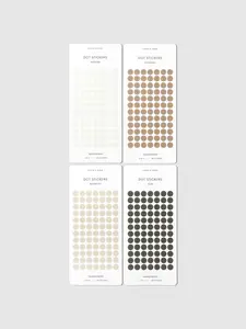 Cloth & Paper Dot Stickers for Planners, Calendars, & Journals