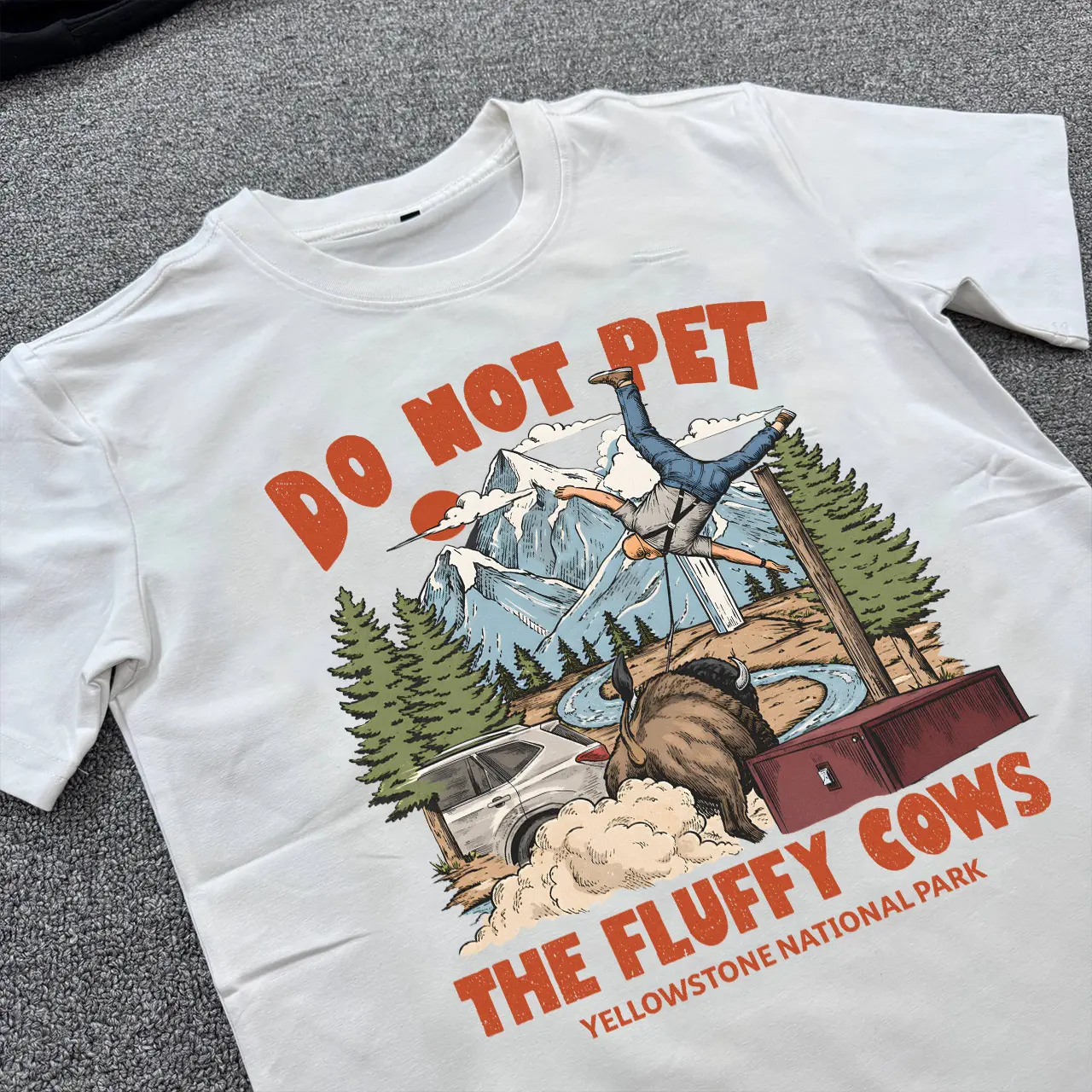 Do Not Pet The Fluffy Cows Funny Shirt