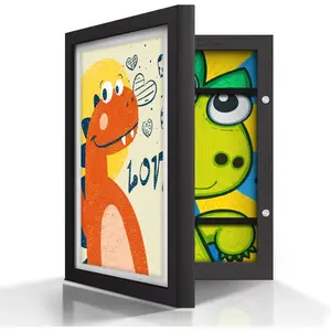 1-Pack 8.5x11  Art Frames,Front Opening  Artwork Frames Changeable  Artwork Picture Display, Storage Frame for Wall,Holds 50 count Drawings,Craft,Art Project,Schoolwork.